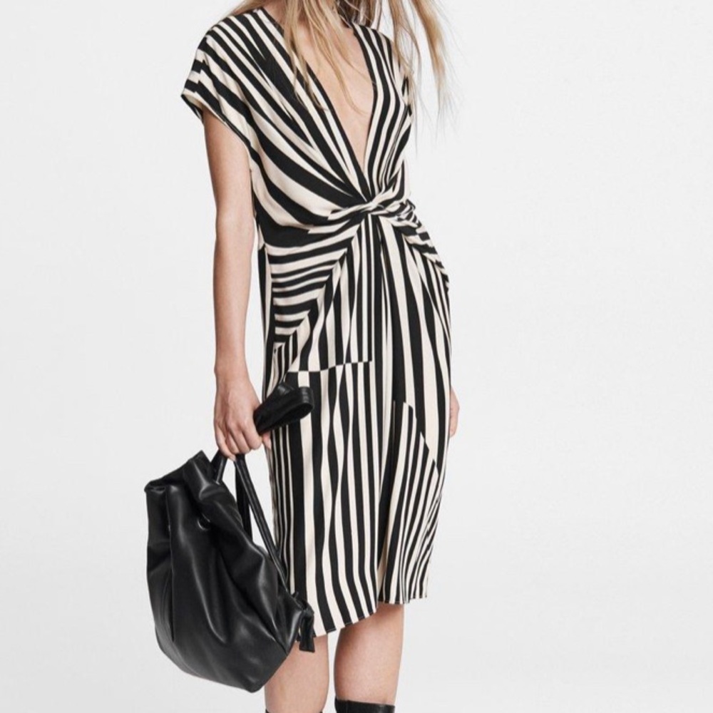 Rag & Bone Midi Silk Dress Sz 2